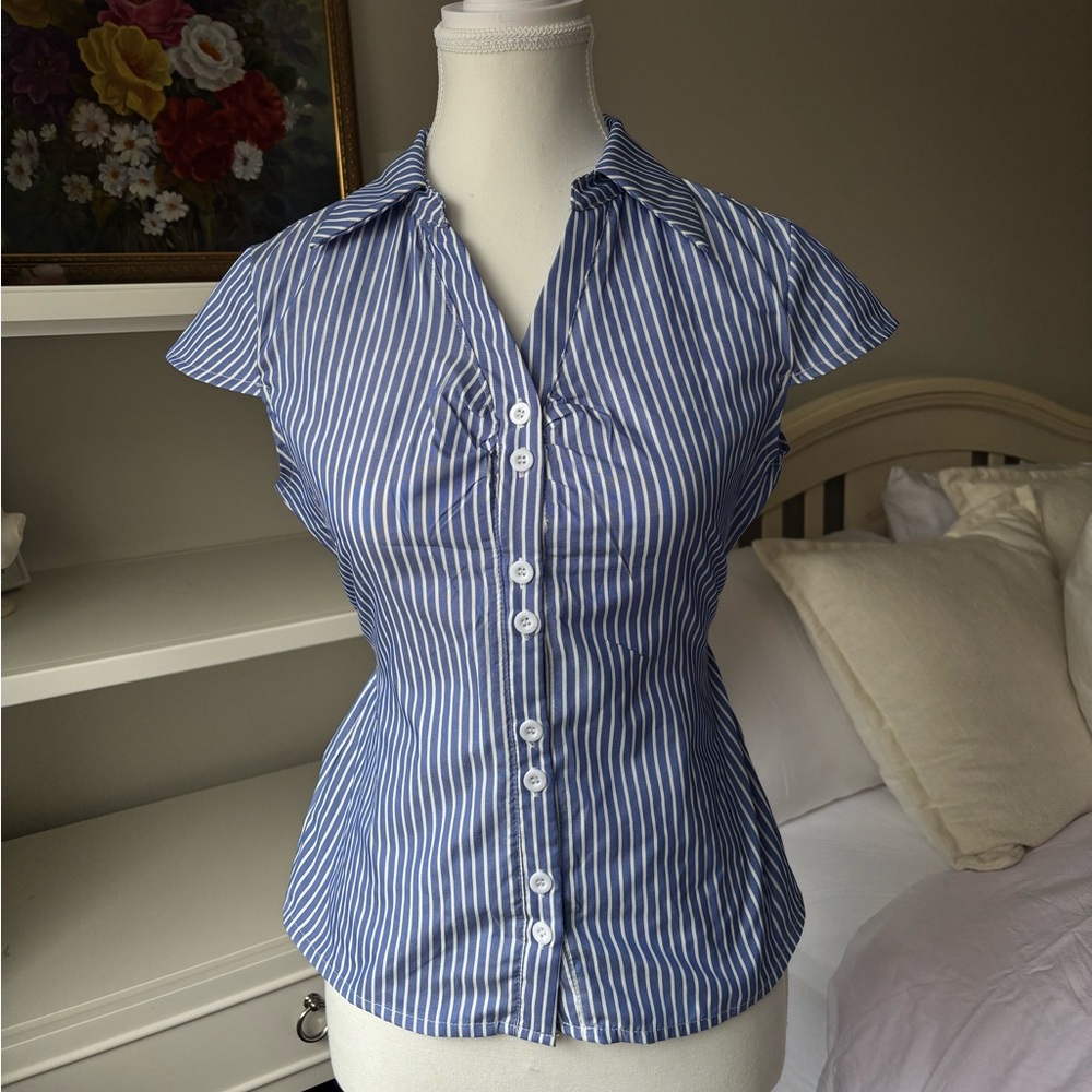 Pinstripe Top